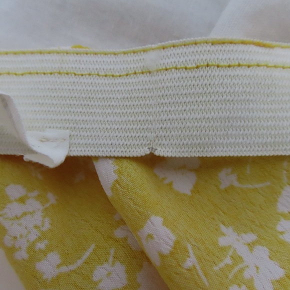 June & Hudson Yellow and White Floral Print Long Skirt - Picture 5 of 9